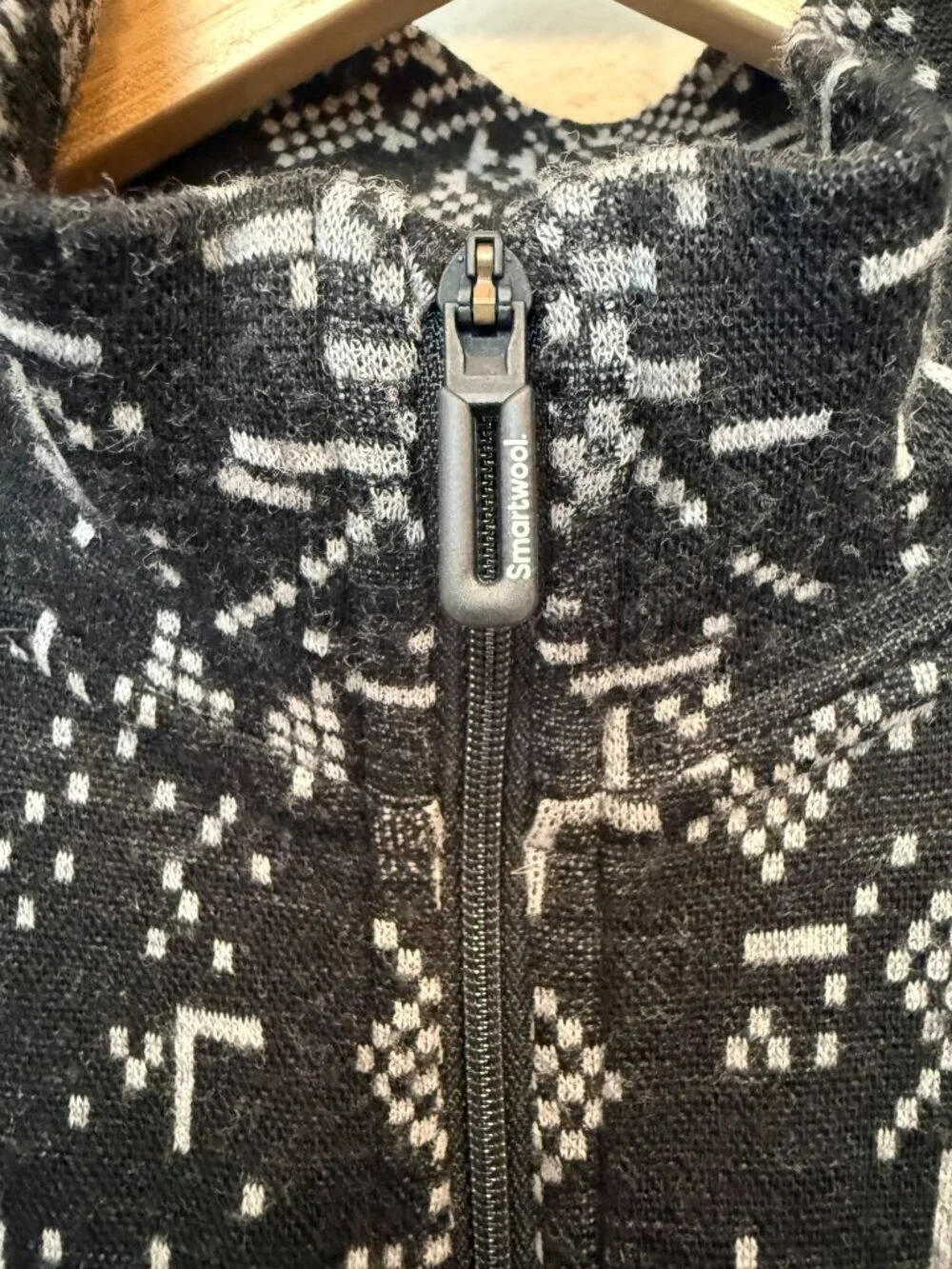 Smartwool Merino Wool 250 Base Layer 1/4 Zip Thermal Top Medium Long Sleeve